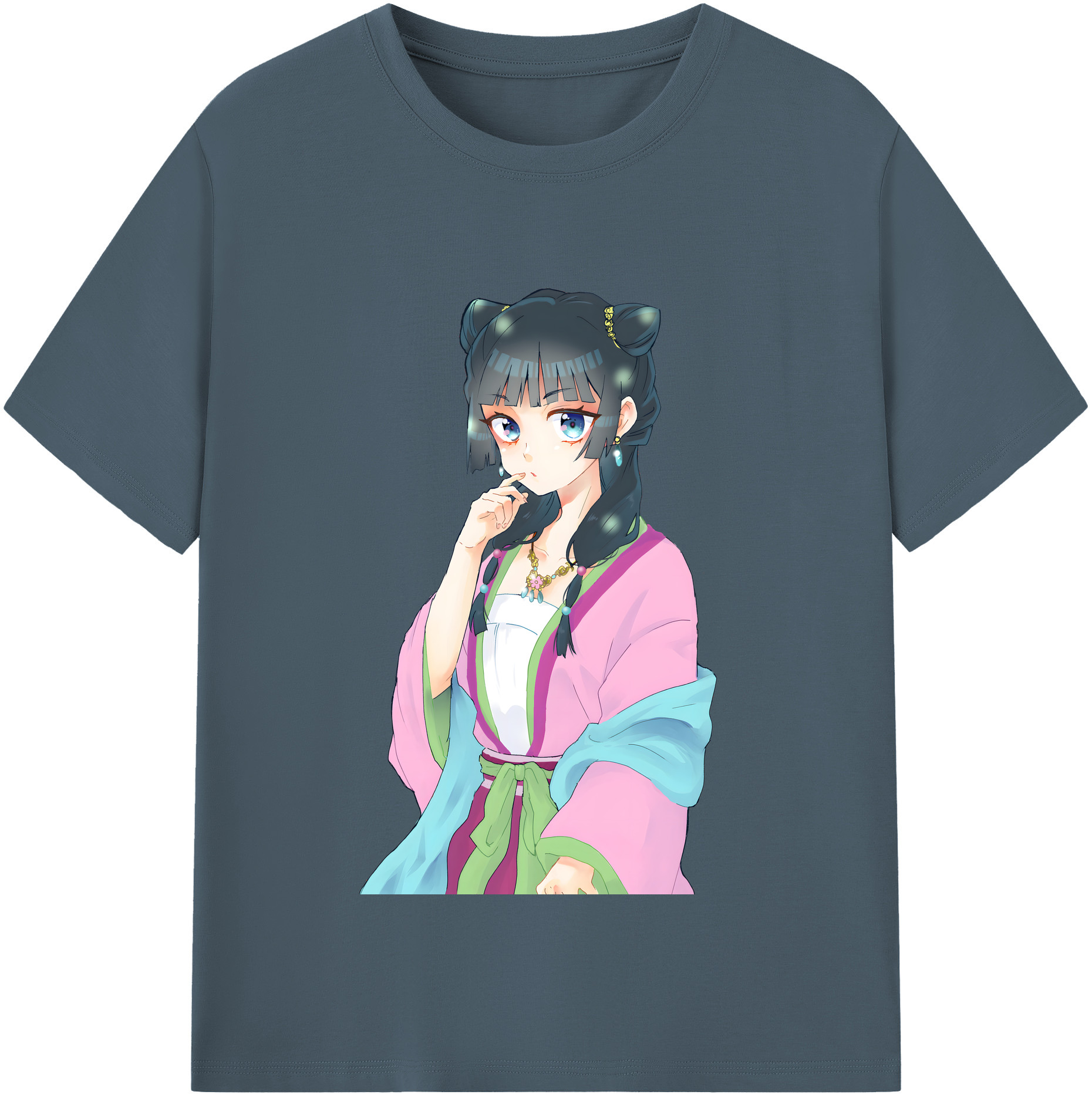 （画像用） 薬屋のひとりごと The Apothecary Diaries 綿100％半袖Tシャツ（フロントプリント）